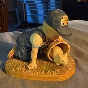 Country Store, Farm boy with his pig